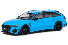 Audi A6 C8 RS6-R ABT Miami blue diecast model car S4310707 Solido 1:43