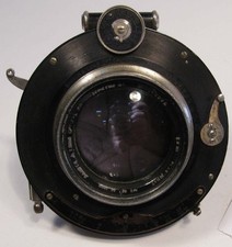 ANTIQUE LARGE FORMAT BAUSCH  LOMB 8X10 PLASTIGMAT LENS W/B L COMPOUND SHUTTER