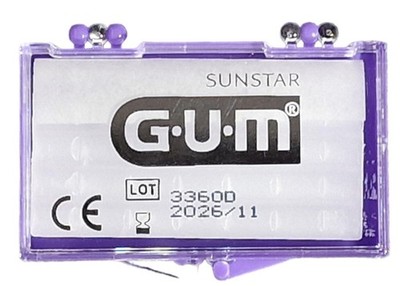 GUM Ortho Wachs Nachfüllpack 5 Stangen Feste Zahnspangen Wachs Schutz