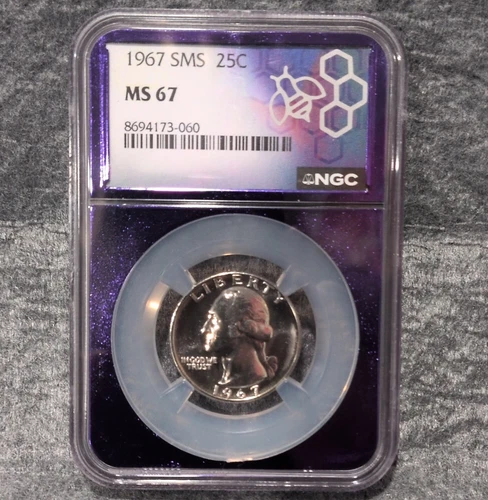1967-P Washington Quarter — photo from another recent sale