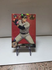 Aaron Judge AL Special Rookie Custom Art – Red Cracked Ice Anime Design
