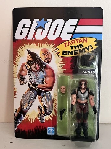 GI Joe Hasbro Zartan 3.75 O-ring Action Figure Transformers Crossover MOC