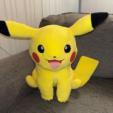Pokemon Pikachu 2020 19” Large Sitting Plush Wicked Cool Toys