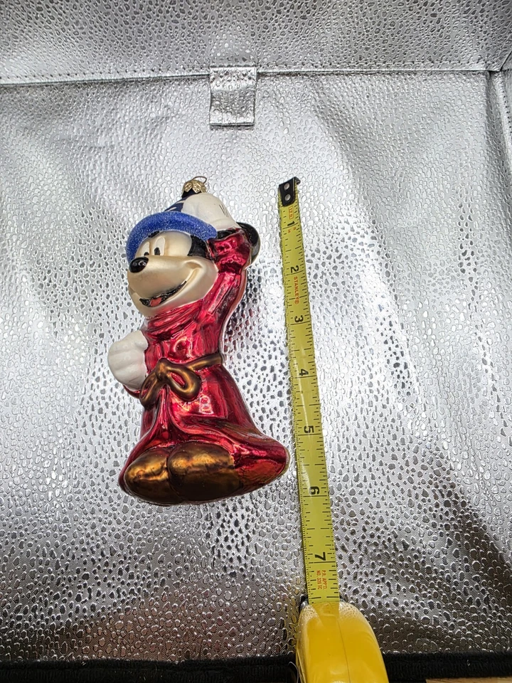 1999 Christopher Radko Sorcerers Apprentice Mickey &Fantasia Brooms ornament - Image 4 of 4