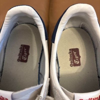 Onitsuka Tiger Sneakers Shoes RUNSPARK White Blue Red Women's US7