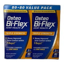 Osteo Bi-Flex 80 80 Triple Strength Joint Support Value Pack Exp 05/27 New