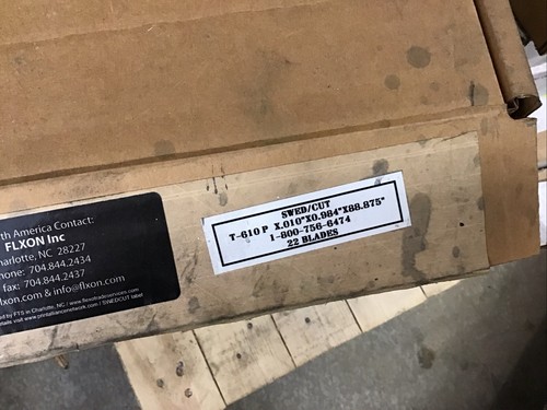 Swedev Swedcut Printing Doctor Blades T-610  X.010”XO.984”X88.875 22Blades ((LL7 - Picture 2 of 4