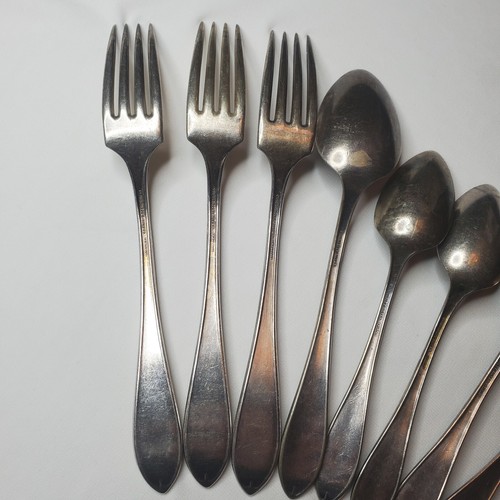 Vintage Oneida Community posate argenteria 1910 SHERATON piatto argento 8p misto - Foto 7 di 20