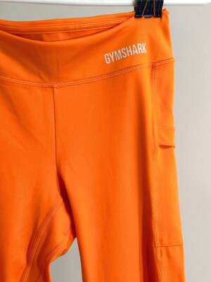 GYMSHARK Workout Leggings Orange Size Small Pre-owned - worn a few times