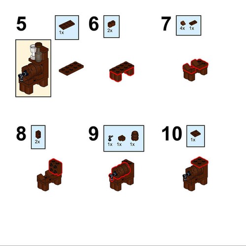 MOC: Medieval Village Well 95 Pieces MOC-78676 Building Toys Set Kids Gift - Picture 3 of 4