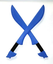 Kalaj Kutter Training Sword Bolo Ice Pair Blue Practice Weapons Filipino FMA