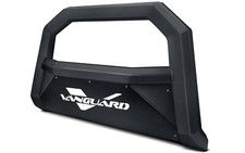 Black Angular Bull Bar With Skid Plate Fits 11-19 Ford Explorer