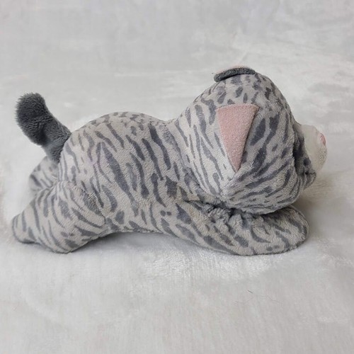 FurReal Newborn Gray Striped Kitten Interactive Tabby Cat Meows Purrs Plush Toy - Picture 3 of 13
