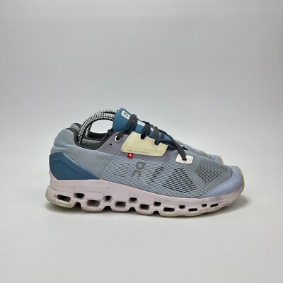 On Cloudstratus Chambray Lavender Athletic Comfort Running Shoes Women's Size 10