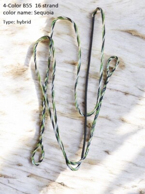Flemish Twist Bowstring B55 / hybrid- SEQUOIA / CHOOSE STRING LENGTH ...