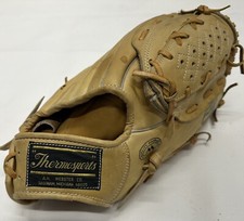 AHW Thermosports 1500 XXL Leather 12  Right Hand Throw Baseball Mitt Great Shape