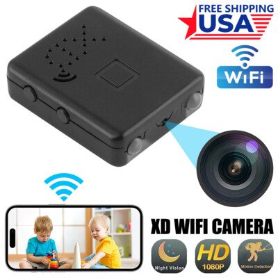 Mini WiFi Camera Wireless 1080P Camcorder Motion Night Vision Home ...