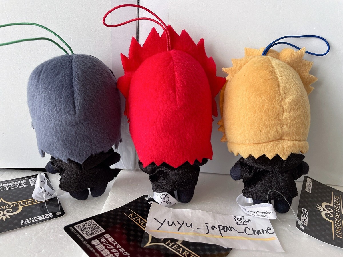Kingdom Hearts Roxas Axel Xion Plush Doll Set Of 3 Namco Limited