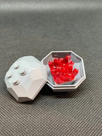 Lego Crystal Geode Rock New Stocking Stuffer Miner Gems With 4 gems New