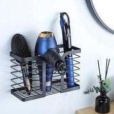 Hair Dryer Holder Wall Mount No Drilling ,Hair Dryer Organizer,Curling Iron Hold