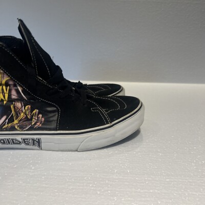 Iron Maiden killers X Vans Sk8 Hi size 10 men's Size 11.5 Women | eBay