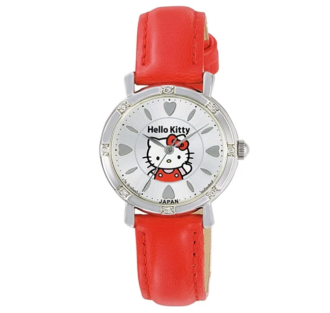 Citizen Q&Q 0003N003 Women's Analog Hello Kitty Watch Waterproof From Japan