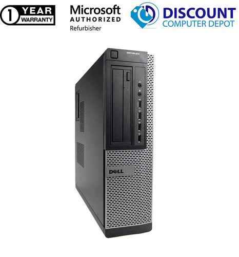 Dell i5 Desktop PC Windows 10 Pro Computer 3.2GHz 16GB RAM NEW 256GB SSD 19" LCD - Picture 3 of 9