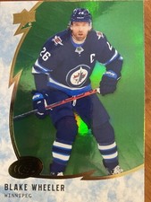 19-20 UD Ice Hockey Green Parallel 33 Blake Wheeler