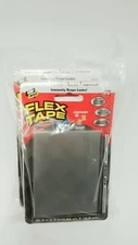 Flex Tape Mini 3" x 4" Strong Rubberized Waterproof Tape Clear 4 packs of 2 tape