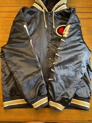ジャケット・アウター Supreme/Champion Hooded Satin Jacket Supreme Champion Hooded Satin Varsity Jacket Black Men's