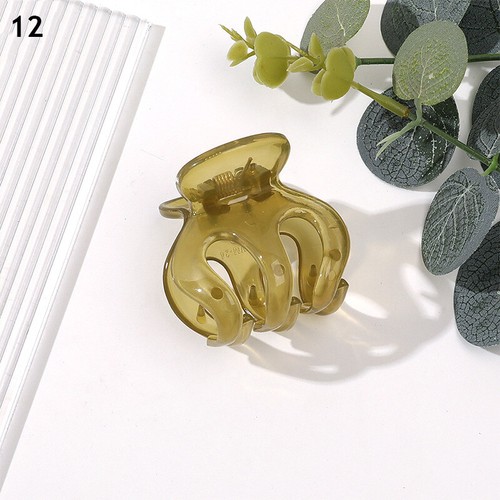Hair Accessories Frosted Jelly Color Crab Hair Clip Morandi Acrylic Barrettes - Picture 8 of 23