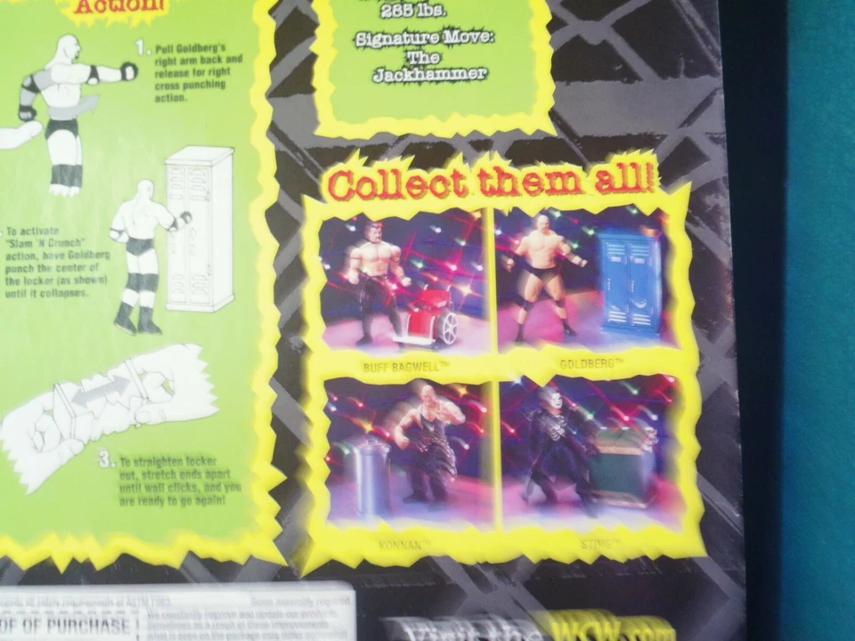 WCW/NWO Slam n Crunch Goldberg Foto 2 de 4