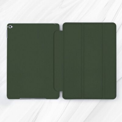 Dark Green Minimalist Case For iPad 10.2 Air 13 11 5 Pro 13 12.9 Mini 7 9.7 2018