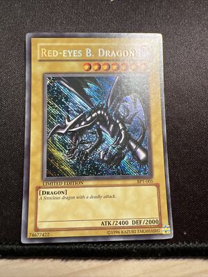 Yu-Gi-Oh! Red-Eyes B. Dragon BPT-005 Reverse Foil Misprint Secret Rare!