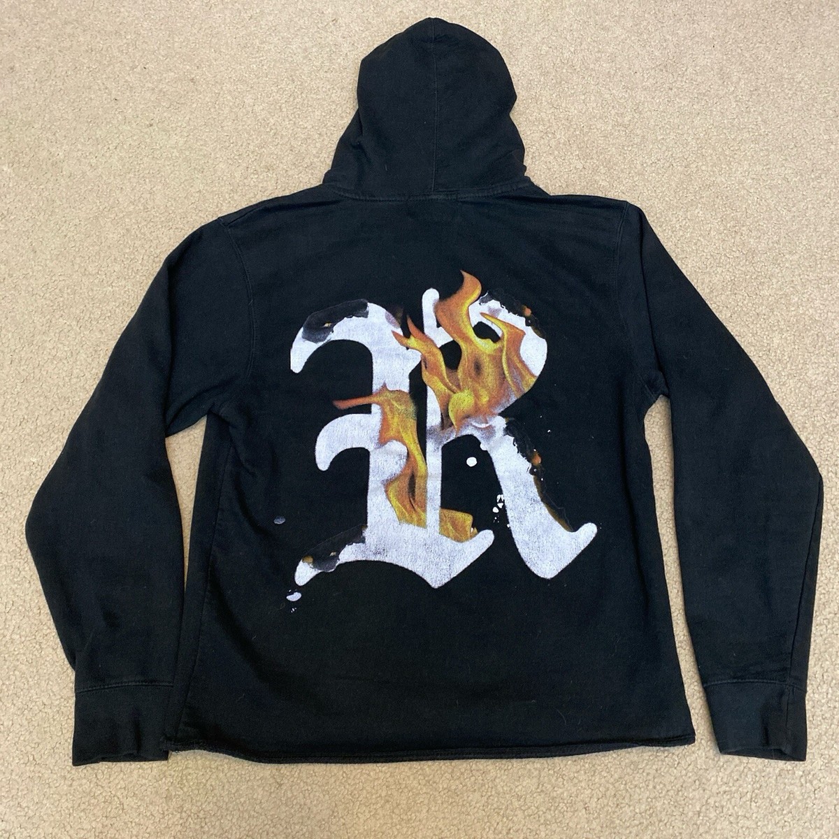Revenge Burn 'Em All Hoodie Sz Medium Pullover | eBay