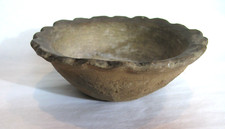 Pie Crust Pre Historic Anasazi -  Ancestral  Puebloan Pottery  Native America