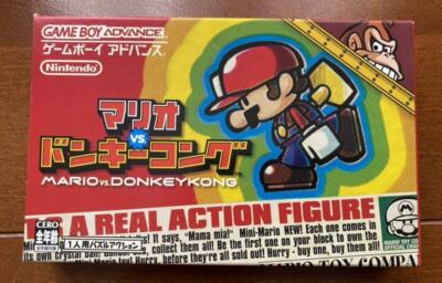 Used Nintendo 2004 Mario vs Donkey Kong Gameboy Advance GBA Puzzle Action Japan 