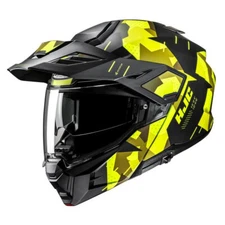 Helmet Modular Adventure HJC I80 Roki MC3 Yellow Casque Size XXL