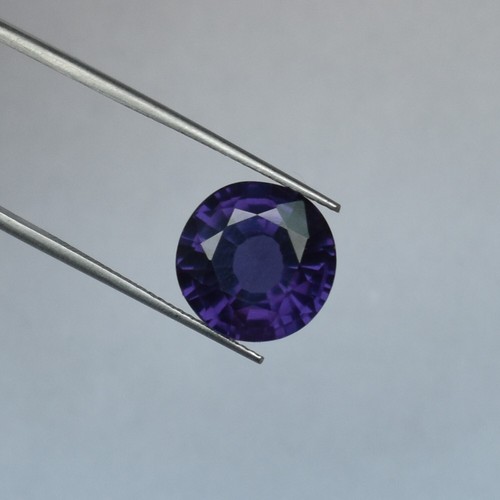 12.20 Natural Alexandrite Round Cut Color Change Loose Certified Gemstone Brazil - Picture 4 of 9
