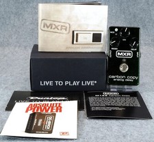 Dunlop MXR Carbon Copy M-169 Analog Delay Effects Pedal w/ Original Box, Papers