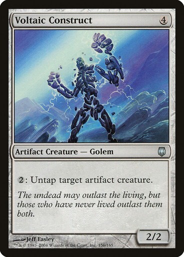 Voltaic Construct LP Darksteel Artifact Creature Golem Mtg Magic English