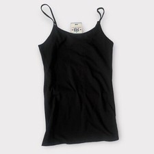 Black Tank Top Cami Spaghetti Strap