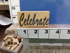 saying celebration party congratulations holiday rubber stamp 7z