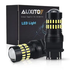 AUXITO 3157 3156 LED Reverse Backup Light Bulbs 6000K White 2400LM Super Bright
