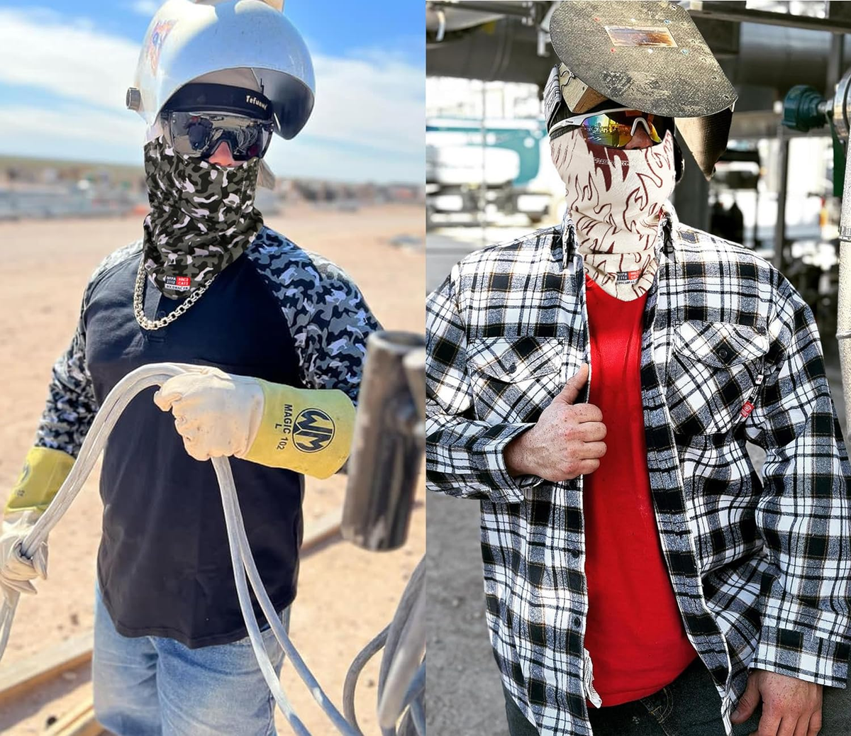 FR Balaclava Face Mask 7Oz Flame Resistant Covering Welding FR Balaclava Face Mask 7Oz Flame Resistant Covering Welding