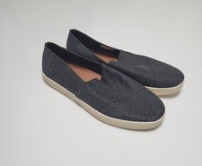 TOMS Men Slip-on YARN 10009978 Black Grey Size 10