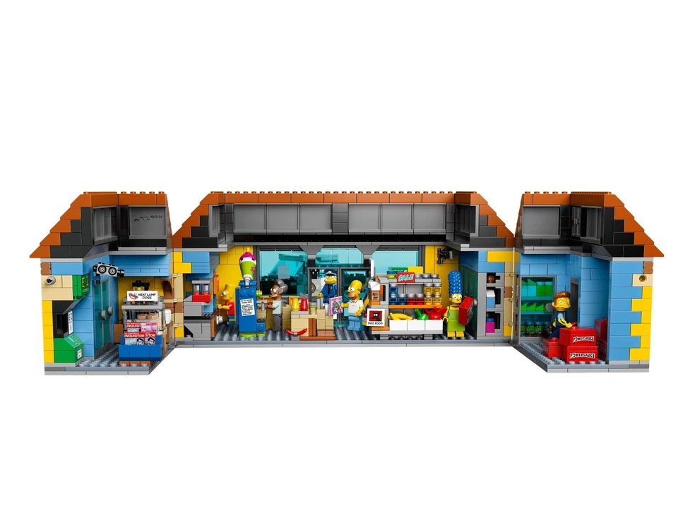 Unbuilt Lego The Simpsons: The Kwik-E-Mart (71016) With 2179 Pcs. Generic Bricks - Image 2 of 2