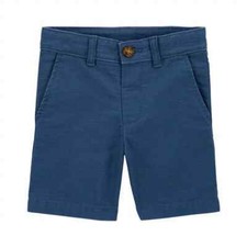 NWT Carter's Boy's Flat-Front Blue Shorts Sizes: 2T - 5T Brand New with Tags
