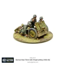 Bolt Action German Heer 75mm LEiG 18 Artillery Warlord Games 28mm