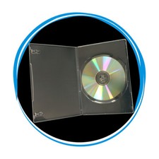 Clear Transparent 7mm Slim Single CD DVD Movie Case Storage Box Wholesale Lot